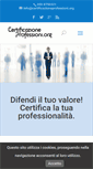 Mobile Screenshot of certificazioneprofessioni.org